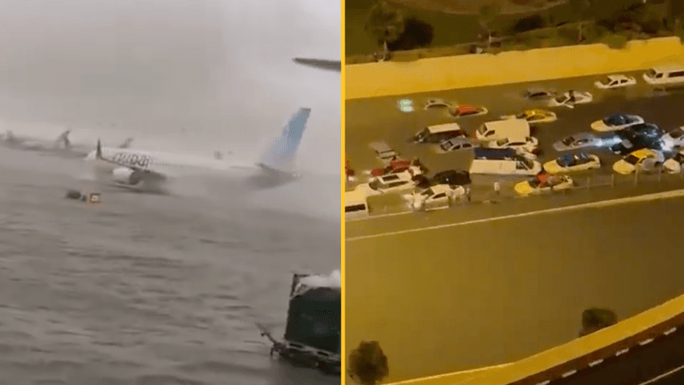Dubai ‘underwater’ as city hit with two years’ worth of rain in one day Dubai ‘underwater’ as city hit with two years’ worth of rain in one day