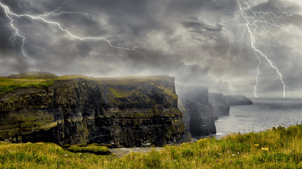 Ireland hit with alert for torrential downpours and possible lightning Ireland hit with alert for torrential downpours and possible lightning