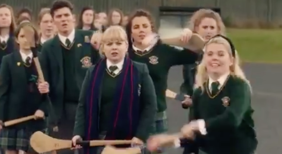 WATCH: Derry Girls get to grips with camogie as Orla unleashes even more madness